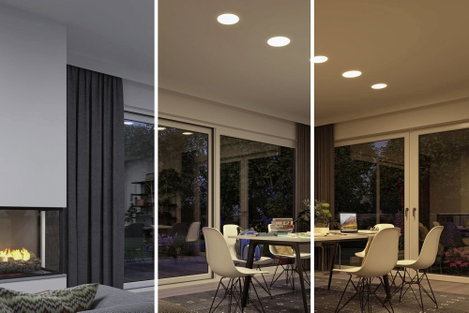 Paulmann 95386 Veluna VariFit LED-es beépíthető panel LED 15 W Selyem 9. kép