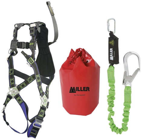 Miller BY Honeywell 1017341 Kétpontos biztonsági öv R2Revo DURAFLEX + PROLONG Gr. L/XL