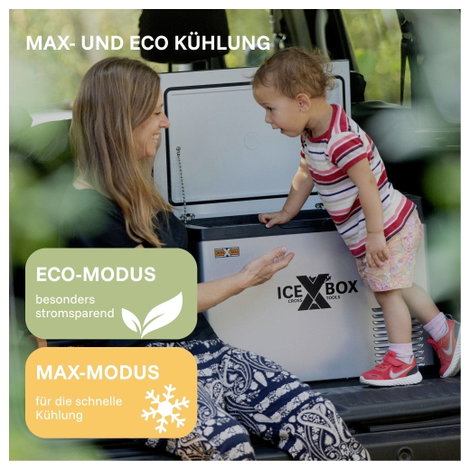 CrossTools ICEBOX 40 Hűtőláda EEK: F (A - G) Kompresszor 230 V, 24 V, 12 V Ezüst (matt), Fekete 37 l 12. kép