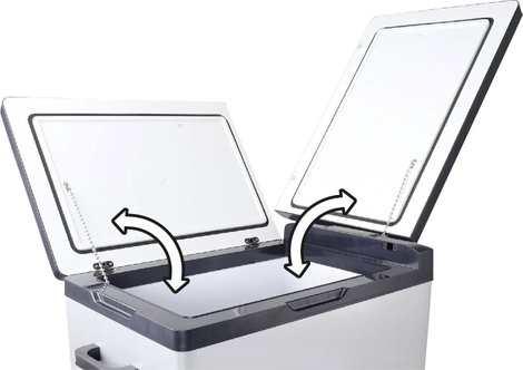 CrossTools ICEBOX 40 Hűtőláda EEK: F (A - G) Kompresszor 230 V, 24 V, 12 V Ezüst (matt), Fekete 37 l 5. kép