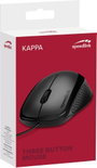 SpeedLink KAPPA Ergonomikus egér USB Optikai Fekete 3 Gombok 1000 dpi Ergonómikus 2. bélyegkép