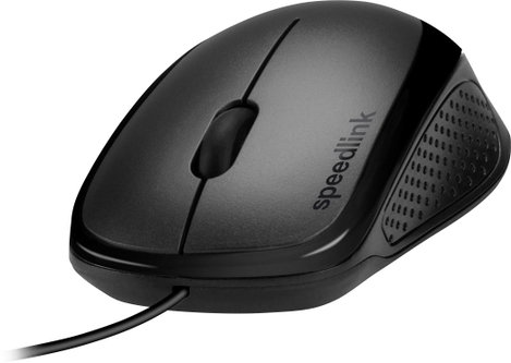 SpeedLink KAPPA Ergonomikus egér USB Optikai Fekete 3 Gombok 1000 dpi Ergonómikus 3. kép