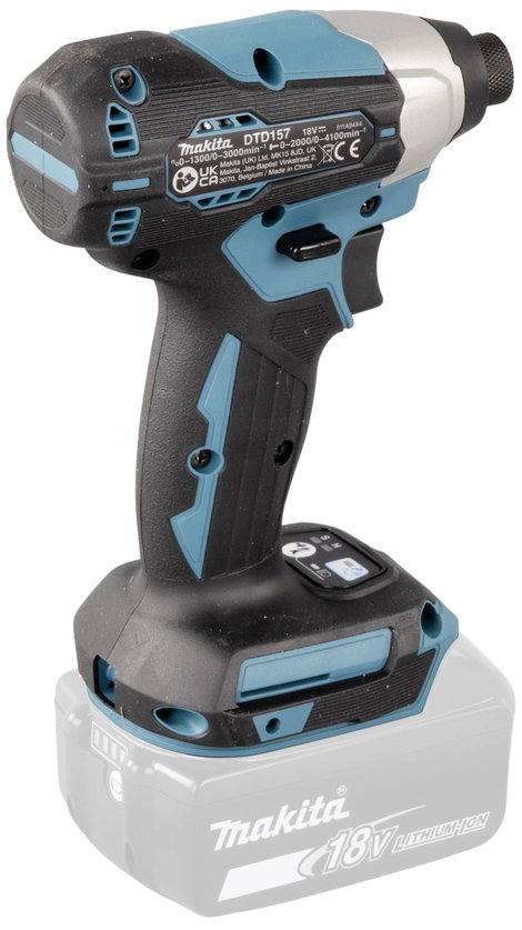Makita DTD157Z Akkus ütvecsavarozó 18 V Vele szállított akkuk száma 0 Lítiumion akku nélkül 5. kép