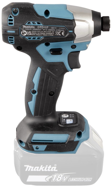 Makita DTD157Z Akkus ütvecsavarozó 18 V Vele szállított akkuk száma 0 Lítiumion akku nélkül 6. kép