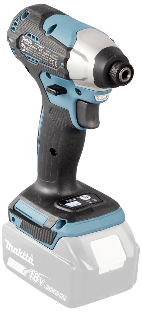 Makita DTD157Z Akkus ütvecsavarozó 18 V Vele szállított akkuk száma 0 Lítiumion akku nélkül 7. kép