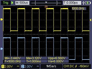 Kézi oszcilloszkóp 70 MHz 2 csatorna 250 Msa/s 8 kpts 8 bit, Voltcraft DSO-2072H 14. kép