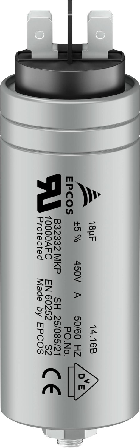 TDK B32332I6406J081 1 db MKP fóliakondenzátor csatlakozódugó 40 µF 450 V/AC 5 % (Ø x H) 40 mm x 103