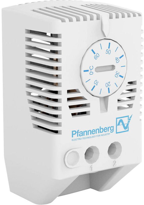 Pfannenberg Kapcsolószekrény termosztát FLZ 530 THERMOSTAT 0..+60°C 240 V/AC 1 záró (H x Sz x Ma) 36
