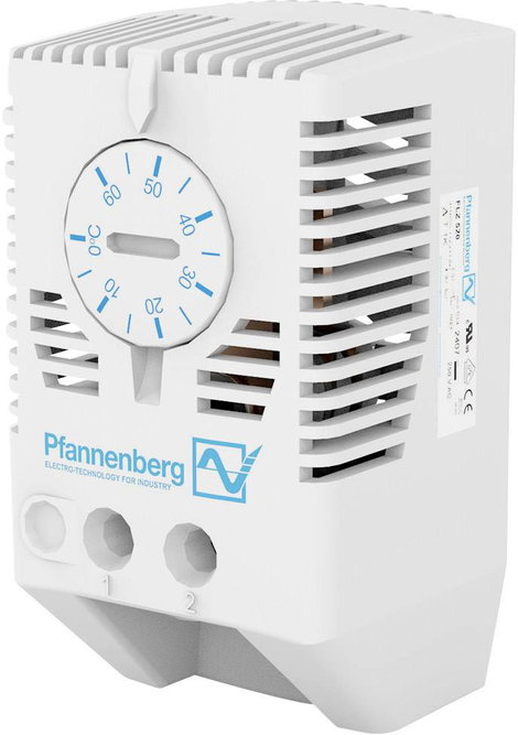 Pfannenberg Kapcsolószekrény termosztát FLZ 530 THERMOSTAT 0..+60°C 240 V/AC 1 záró (H x Sz x Ma) 36 2. kép