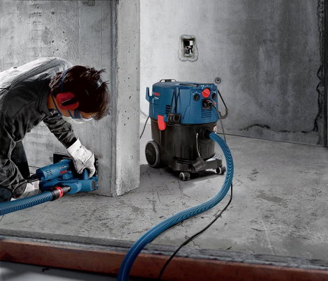 Bosch Professional GAS 35 H 06019C3600 Nedves-/száraz porszívó 1200 W 35 l Automatikus szűrő tisztít 4. kép