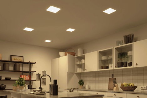 Paulmann 95384 Veluna VariFit LED-es beépíthető panel LED 15 W Selyem 6. kép