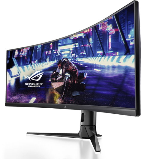 Asus XG49VQ Gaming monitor EEK G (A - G) 124.5 cm (49 coll) 3840 x 1080 pixel 32:9 4 ms HDMI™, Kijel 2. kép