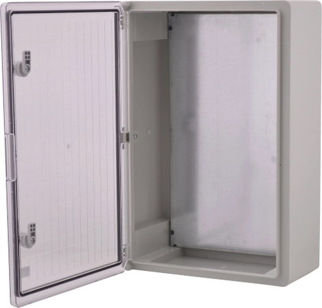 ABS kapcsolószekrény 400 x 600 x 200 mm élénk szürke, Boxexpert BXPPABST400600200-F01 4. kép