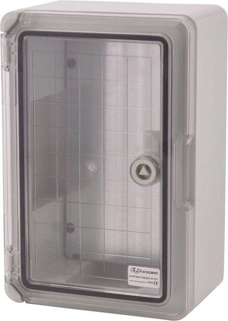 Boxexpert BXPPABST200300130-F01 Kapcsolószekrény 200 x 300 x 130 ABS, Polikarbonát Élénk szürke 1 db