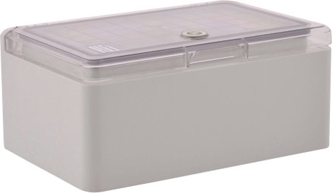 Boxexpert BXPPABST200300130-F01 Kapcsolószekrény 200 x 300 x 130 ABS, Polikarbonát Élénk szürke 1 db 3. kép