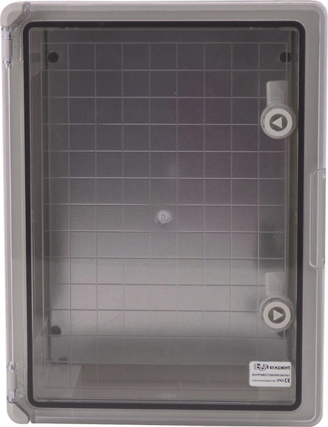 Boxexpert BXPPABST250350150-F01 Kapcsolószekrény 250 x 350 x 150 ABS, Polikarbonát Élénk szürke 1 db 2. kép
