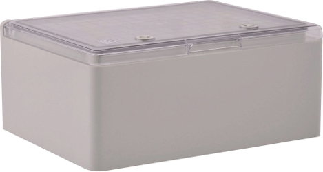 Boxexpert BXPPABST250350150-F01 Kapcsolószekrény 250 x 350 x 150 ABS, Polikarbonát Élénk szürke 1 db 5. kép
