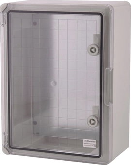 ABS kapcsolószekrény 300 x 400 x 170 mm, élénk szürke, Boxexpert BXPPABST300400170-F01