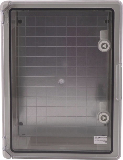 ABS kapcsolószekrény 300 x 400 x 170 mm, élénk szürke, Boxexpert BXPPABST300400170-F01 2. kép