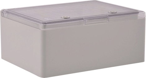 ABS kapcsolószekrény 300 x 400 x 170 mm, élénk szürke, Boxexpert BXPPABST300400170-F01 3. kép