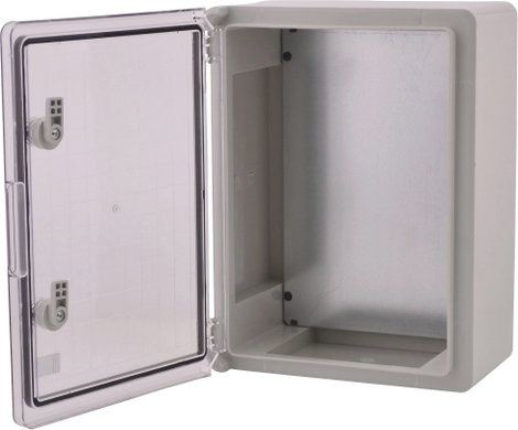 ABS kapcsolószekrény 300 x 400 x 170 mm, élénk szürke, Boxexpert BXPPABST300400170-F01 5. kép