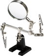 Harmadik kéz valódi üveg nagyítóval Ø 60 mm 2,5x, Toolcraft TO-6546642 ZD-10D bélyegkép