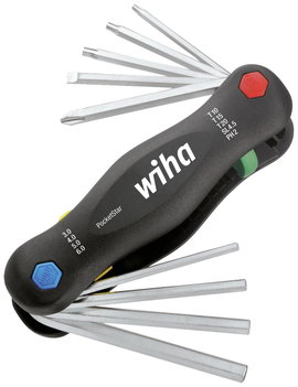 Wiha PocketStar 25293 Többfunkciós szerszám Funkciószám 9 Fekete