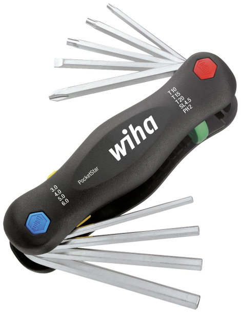 Wiha PocketStar 25293 Többfunkciós szerszám Funkciószám 9 Fekete