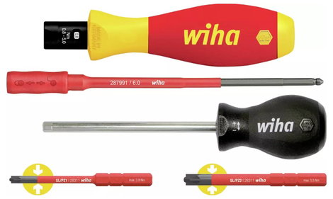 Wiha 38074 Forgatónyomatékos csavarhúzó készlet VDE 5 részes 0.8 - 5 Nm DIN EN ISO 6789, DIN EN 6090 2. kép