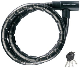Master Lock 8115EURDPS Kábel lakat Fekete Kulcsos zár