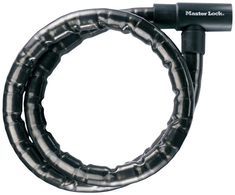 Master Lock 8115EURDPS Kábel lakat Fekete Kulcsos zár 2. kép