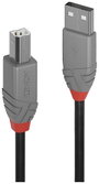 LINDY USB kábel USB 2.0 USB-A dugó, USB-B dugó 1.00 m Fekete 36672 bélyegkép