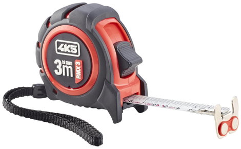 4K5 Tools RMX 3 RollMeter 3m 606.100-3 Mérőszalag 3 m 2. kép