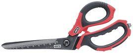 4K5 Tools 600.501A Univerzális olló Balkezes, Jobbkezes Fekete/piros