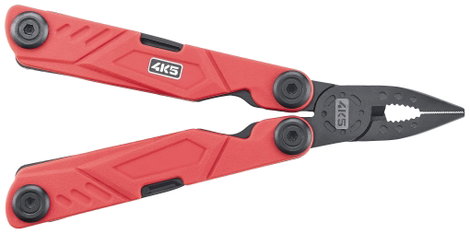 4K5 Tools MT 400 MultiTool Large 600.400A Többfunkciós szerszám Tokkal Piros, Fekete