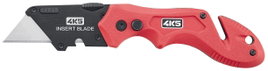 4K5 Tools TK 300 Insert Blade Knife 600.300A Összecsukható kés Tokkal Piros, Fekete