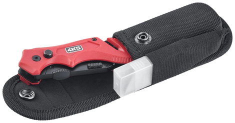 4K5 Tools TK 300 Insert Blade Knife 600.300A Összecsukható kés Tokkal Piros, Fekete 3. kép
