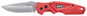 4K5 Tools TK 104 DropPoint Knife 600.104A Összecsukható kés Tokkal Piros bélyegkép