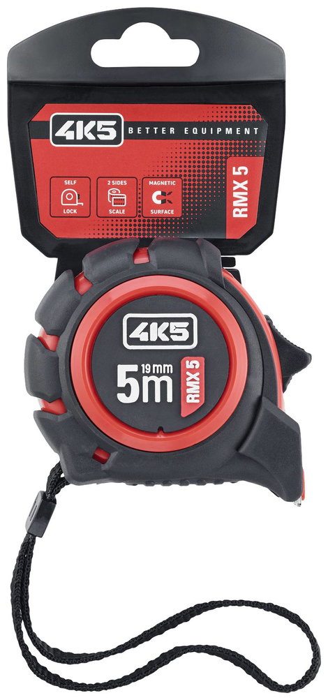 4K5 Tools RMX 5 RollMeter 5m 606.100-5 Mérőszalag 5 m