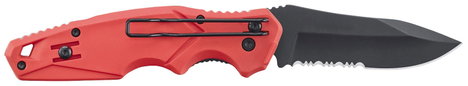 4K5 Tools TK 100 DropPoint Knife 600.100A Összecsukható kés Tokkal Piros, Fekete 2. kép