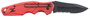 4K5 Tools TK 100 DropPoint Knife 600.100A Összecsukható kés Tokkal Piros, Fekete 2. bélyegkép