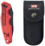 4K5 Tools TK 100 DropPoint Knife 600.100A Összecsukható kés Tokkal Piros, Fekete 3. bélyegkép