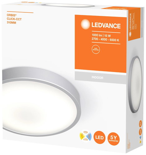 LEDVANCE 4058075651739 Orbis CTT LED-es mennyezeti lámpa LED 15 W Fehér 2. kép