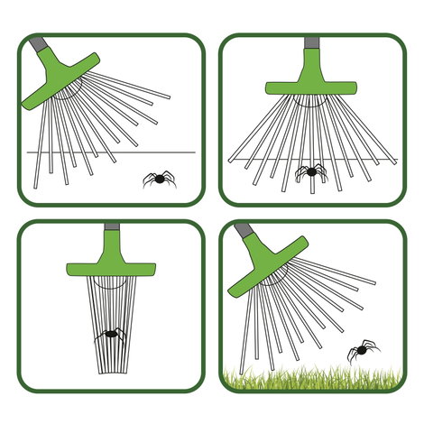 Gardigo Spider Catcher 66976 Élő csapda (H x Sz x Ma) 645 x 73 x 135 mm Fekete, Zöld 1 db 5. kép