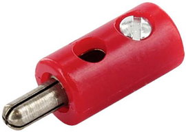 econ connect HOS25RT Miniatűr banándugó Dugó Tű átmérő: 2.60 mm 1 db ömlesztett