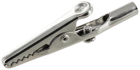 econ connect AK40M Krokodilcsipesz Ezüst Csíptetési tartomány (max.): 10 mm 1 db ömlesztett