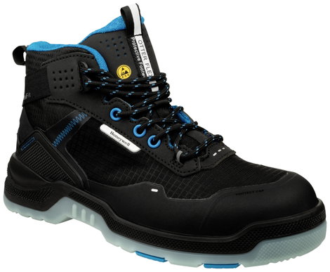 Otter Breather Mid 6551626-41/7 ESD Biztonsági csizma S3 Cipőméret (EU): 41 Fekete 1 pár 2. kép