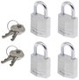 Master Lock P55992 Függő lakat Egyidőben záródó Ezüst Kulcsos zár bélyegkép