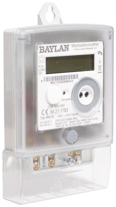 Counttec BT10 Váltóáram fogyasztásmérő digitális 60 A MID konform: Igen 1 db 2. kép