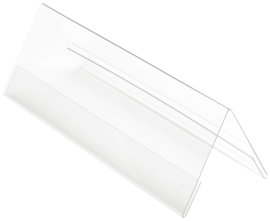 Deflecto 48701 Asztali névtábla Classic Image® (H x Sz x Ma) 80 x 210 x 70 mm 12 db